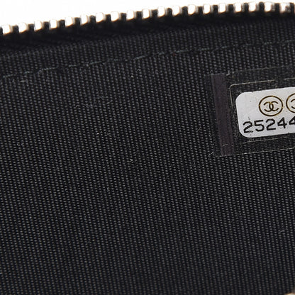 Chanel Canvas Small Deauville Clutch With Chain Charcoal 8 of 8
