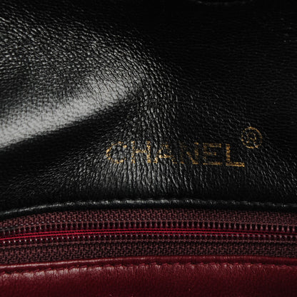 Chanel Lambskin Quilted Mini Square Flap Black 6 of 9