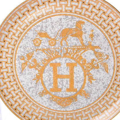 Hermes Porcelain Mosaique au 24 Tart Platter 4 of 8