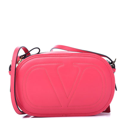 Valentino Garavani Calfskin Small Logo Go Crossbody Bag Pink 1 of 12