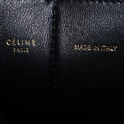 Celine Shearling Gourmette Shoulder Bag Cream 6 of 11