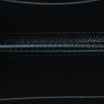 Louis Vuitton Calfskin Debossed Monogram Zippy Coin Purse Blue 5 of 6