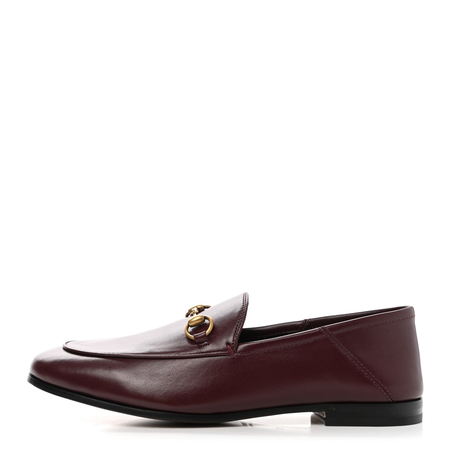 Lambskin Womens Brixton Horsebit Loafers 37 Vintage Bordeaux