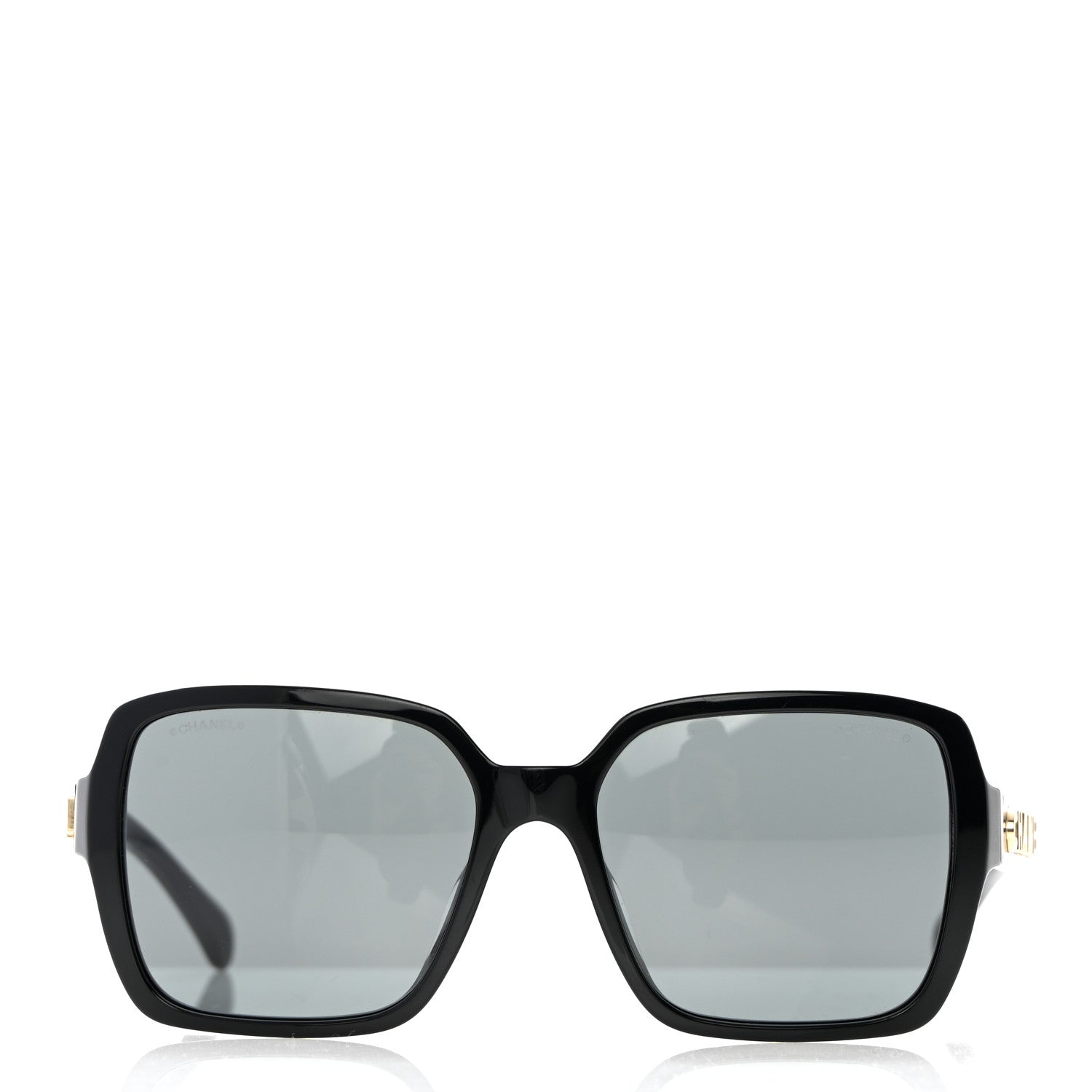 Chanel Acetate Square Sunglasses 5408-A Black 2 of 8