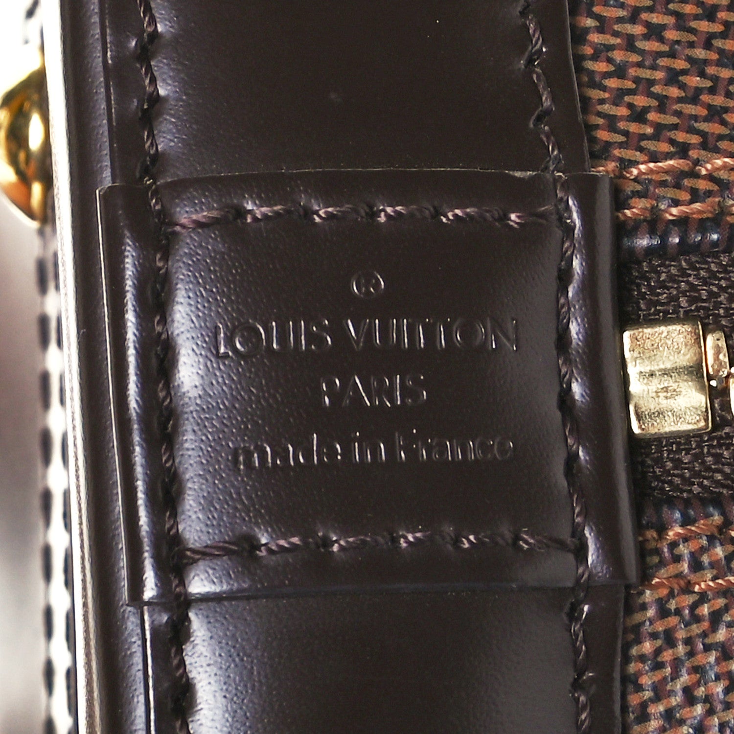 Louis Vuitton Damier Ebene Alma BB 7 of 10