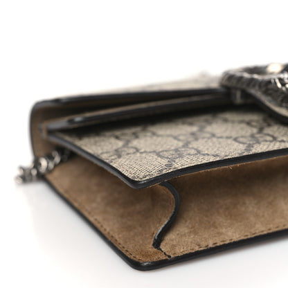 Gucci GG Supreme Monogram Super Mini Dionysus Shoulder Bag Taupe 7 of 8