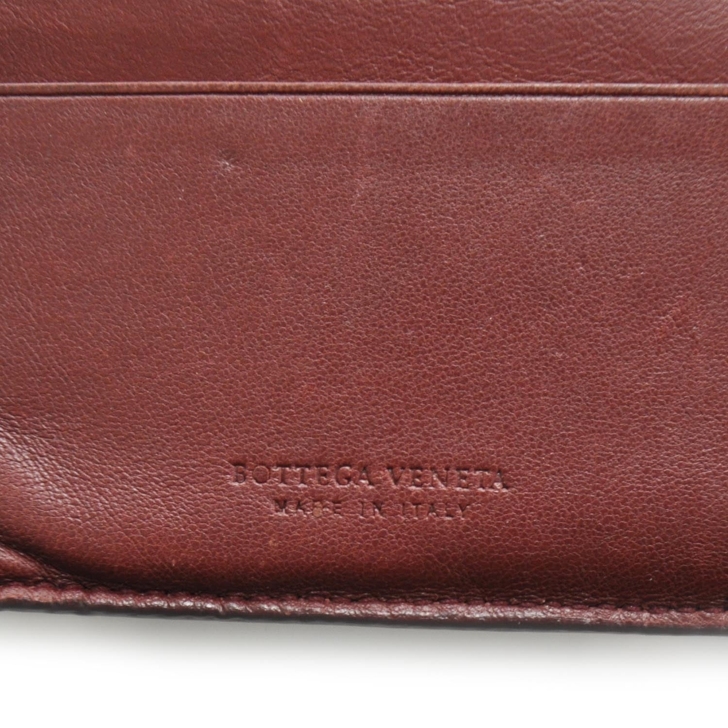 Bottega Veneta Nappa Intrecciato French Compact Wallet Pink 7 of 9
