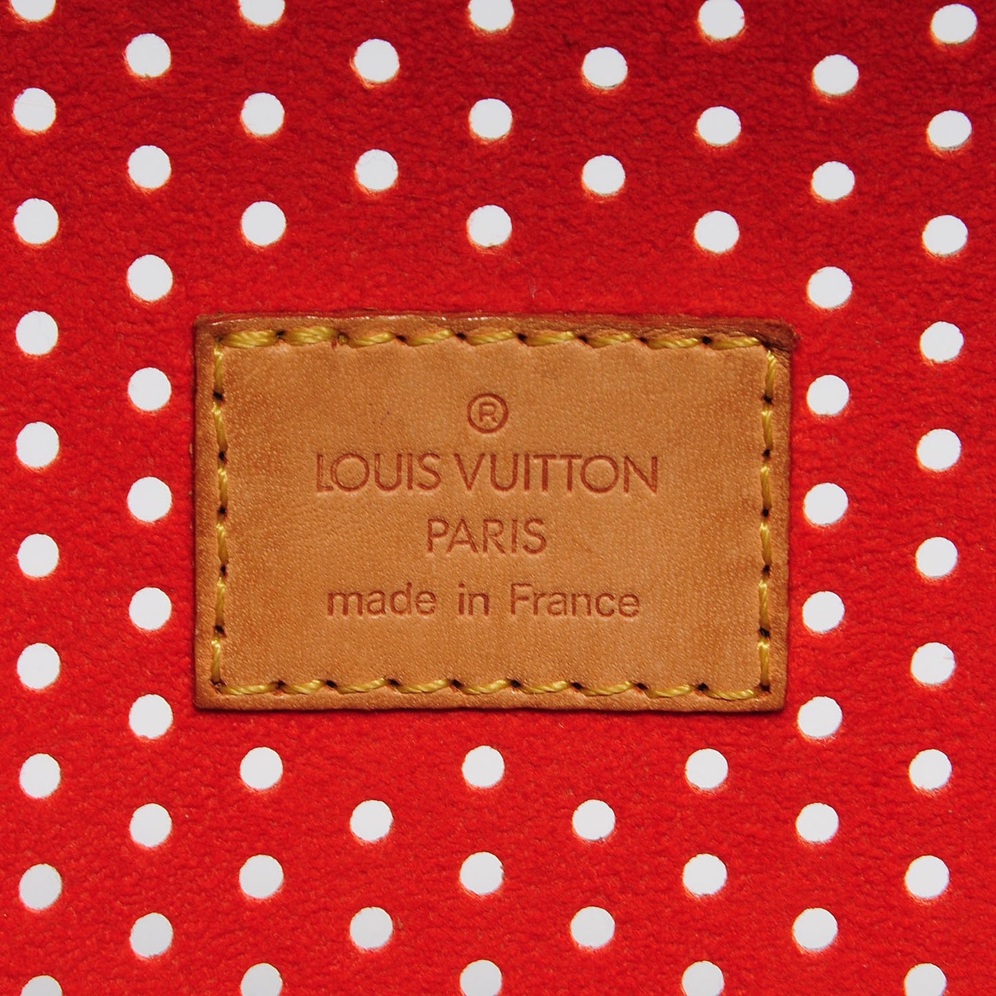 Monogram Perforated Speedy 30 Orange