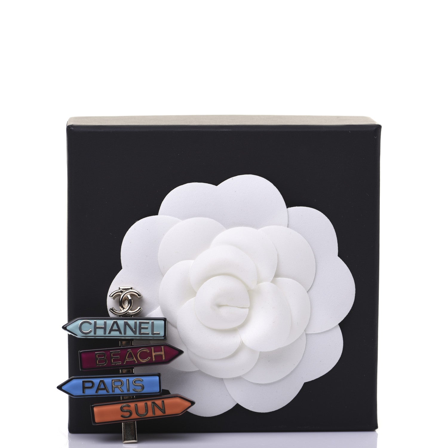 Chanel Resin By The Sea Sign Brooch Multicolor 8 of 8