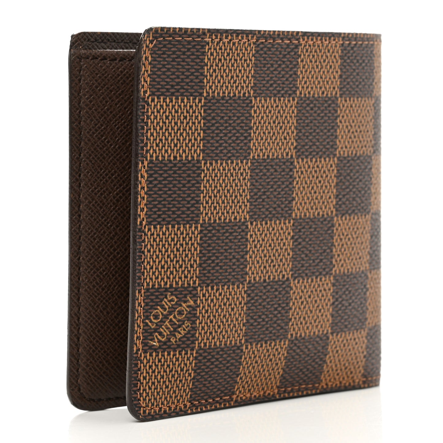 Damier Ebene Porte-Billets 6 Card Bi-Fold Wallet