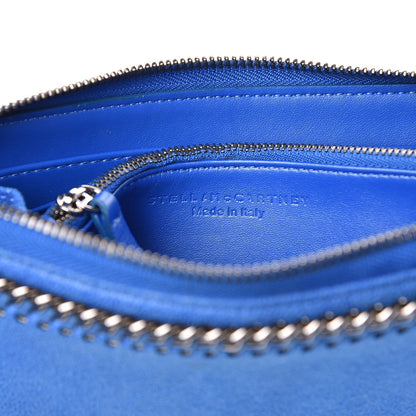 Stella McCartney Shaggy Deer Falabella Zip Around Wallet Blue 6 of 11