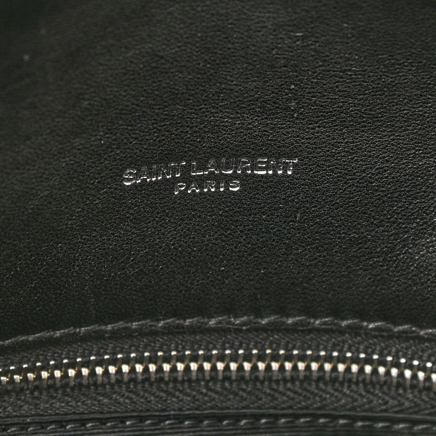Saint Laurent Lambskin Quilted Small Loulou Puffer Monogram Chain Satchel Black 6 of 11