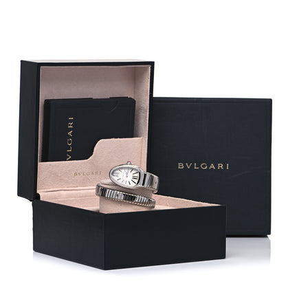 Bulgari Stainless Steel Diamond Bezel 35mm Serpenti Tubogas Quartz Watch 5 of 5