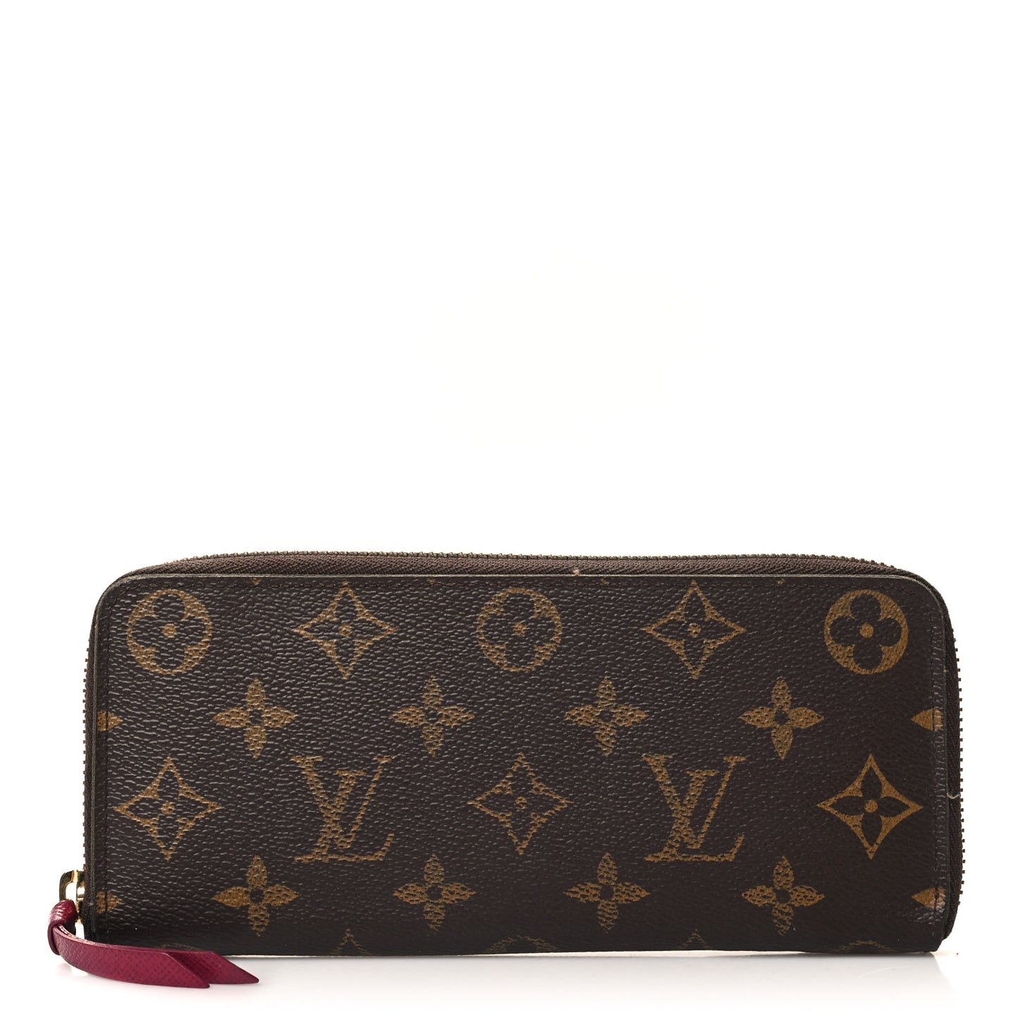 Monogram Clemence Wallet Fuchsia