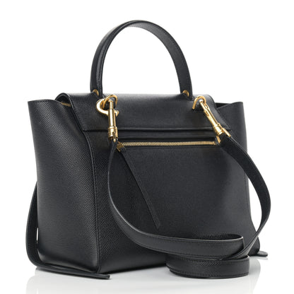 Celine Grained Calfskin Micro Belt Bag Black 3 of 13