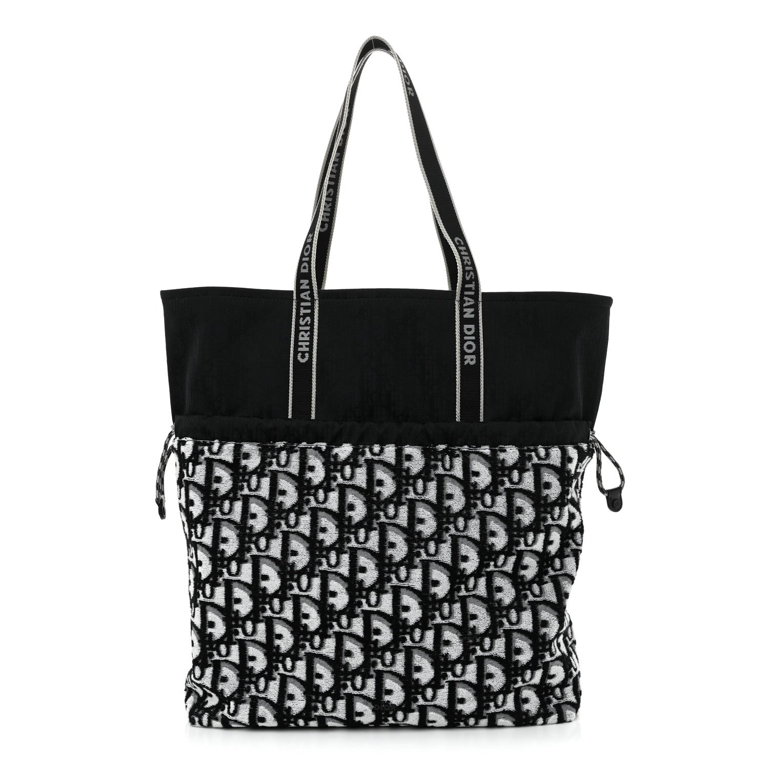 Christian Dior Terry Oblique Reversible Bag Black 1 of 9