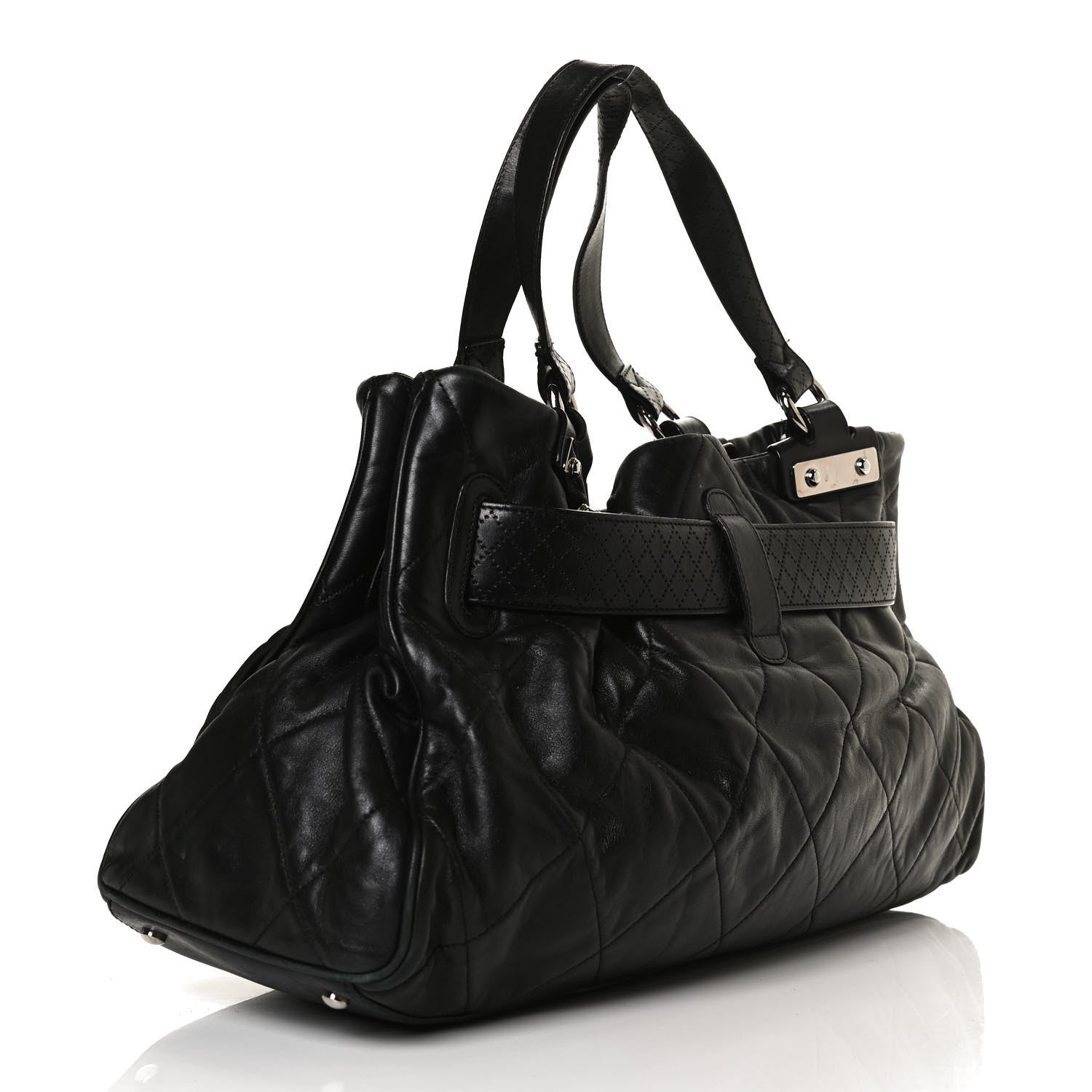 Chanel Lambskin Quilted Tote Black 2 of 14