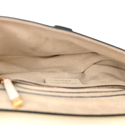 Christian Dior Grained Calfskin Saddle Bag White 5 of 11