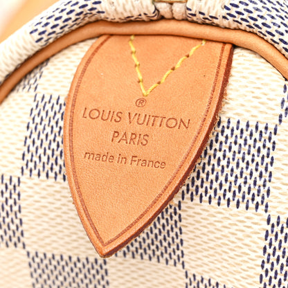 Louis Vuitton Damier Azur Speedy 35 6 of 10