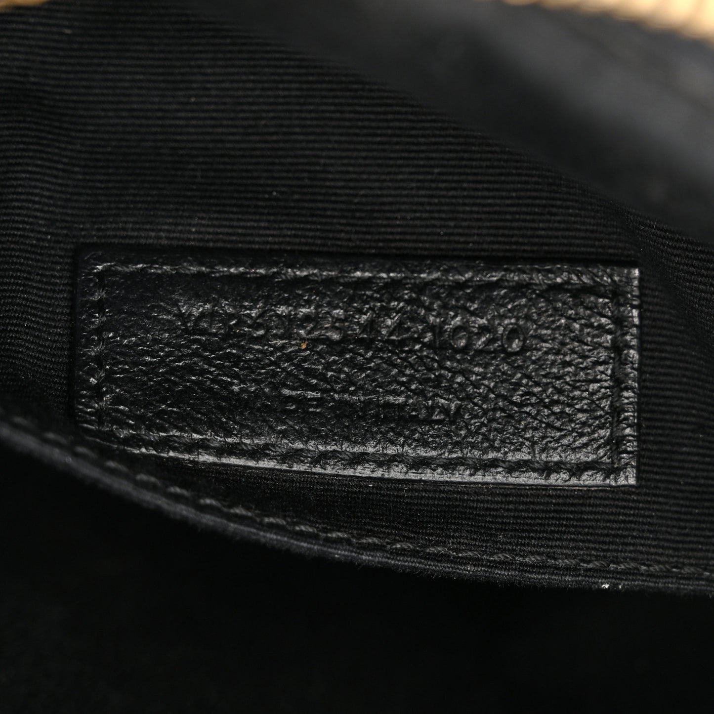 Calfskin Matelasse Monogram Lou Camera Bag Dark Latte