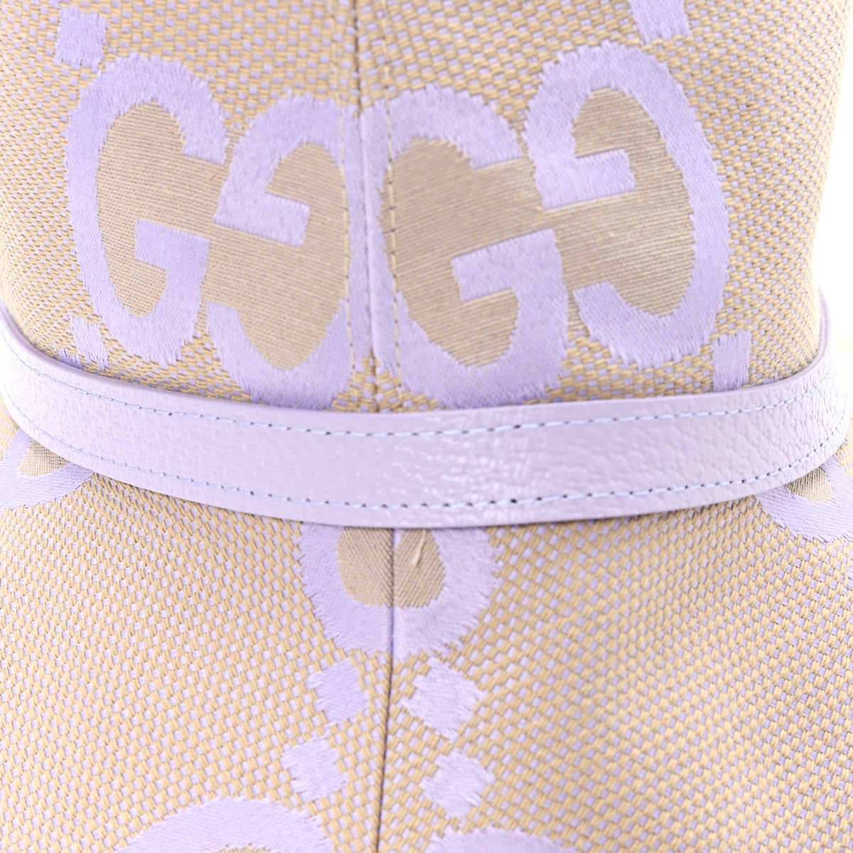 Gucci Monogram Jumbo GG Mosteria Bucket Hat L Beige Lapis 10 of 10