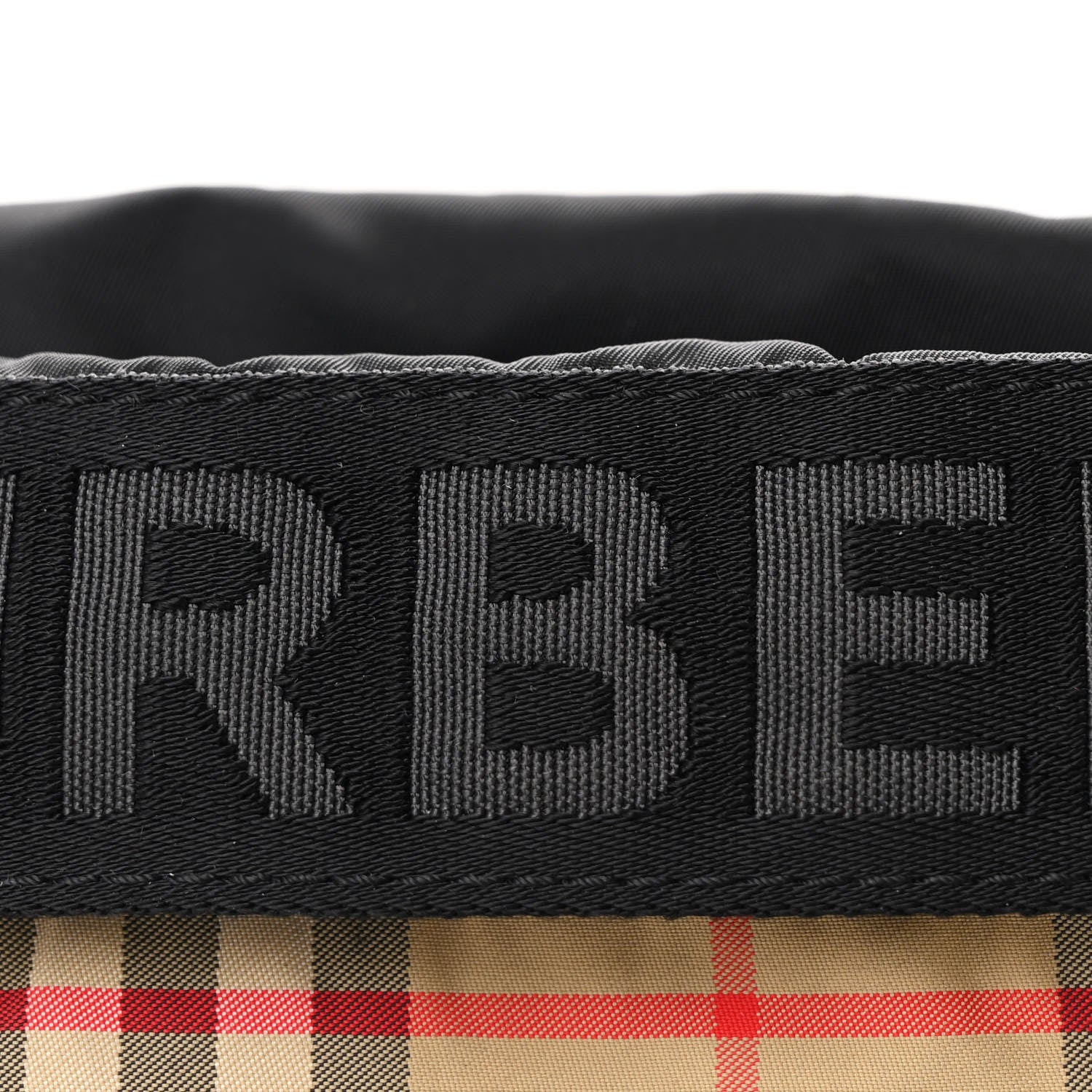 Burberry Nylon Vintage Check Sonny Bum Bag Archive Beige Black 8 of 12