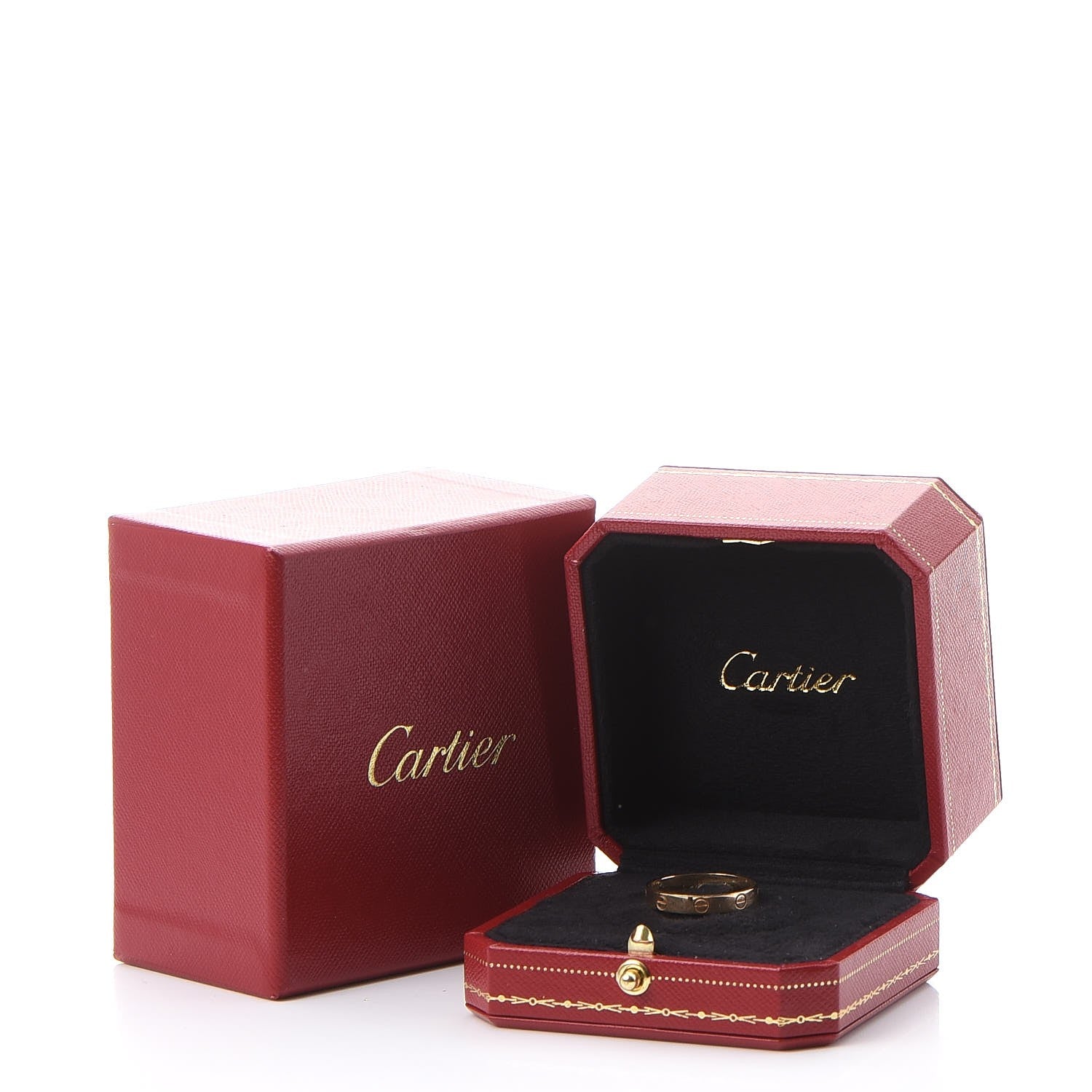 Cartier 18K Yellow Gold 3.5mm LOVE Wedding Band Ring 60 9 5 of 5