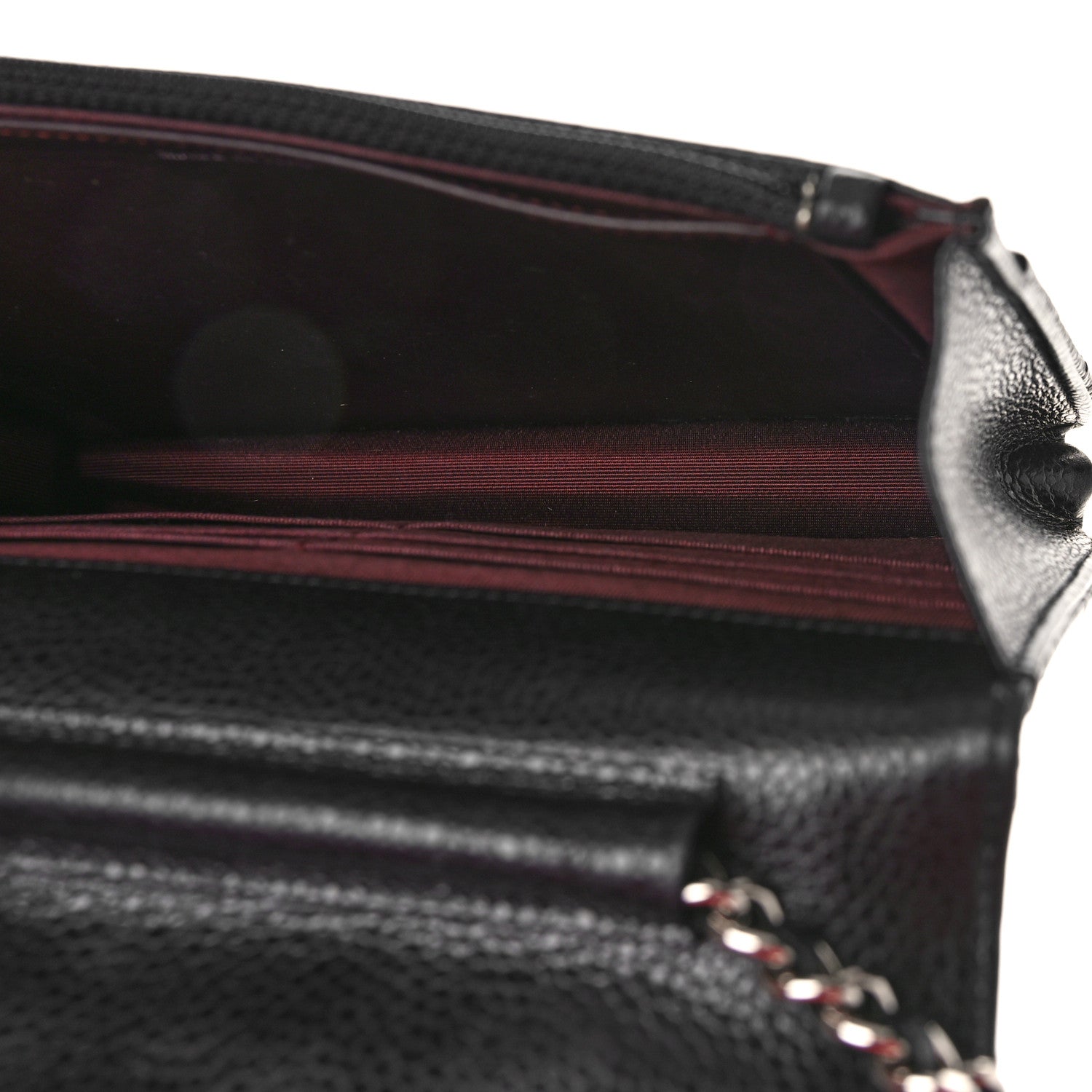 Chanel Caviar Quilted Wallet on Chain WOC Black 5 of 9