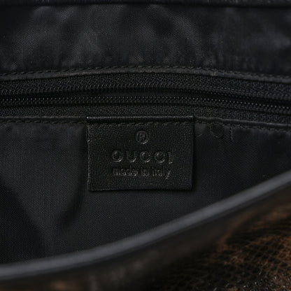 Gucci Lizard Jackie O Hobo Brown 6 of 12