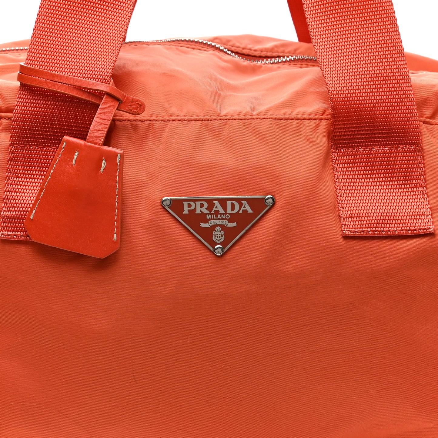 Nylon Vela Sport Duffle Papaya