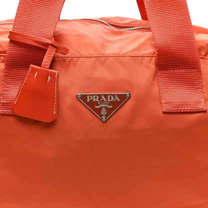 Prada Nylon Vela Sport Duffle Papaya 7 of 16