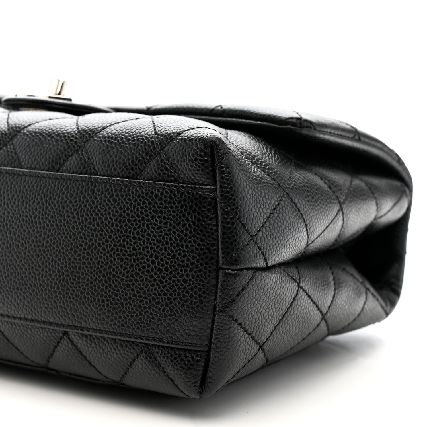 Chanel Caviar Quilted Medium Kelly Flap Bag Black 10 of 11