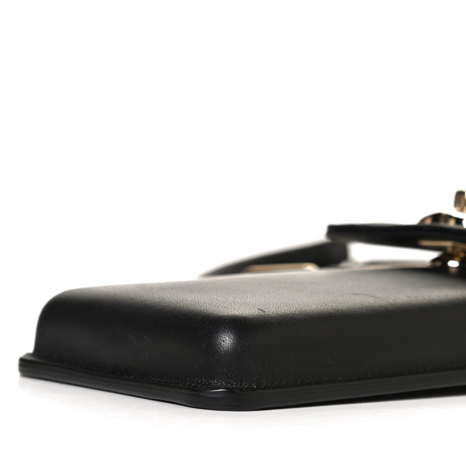 Chanel Calfskin Quilted CC Phone Holder Black 11 of 11