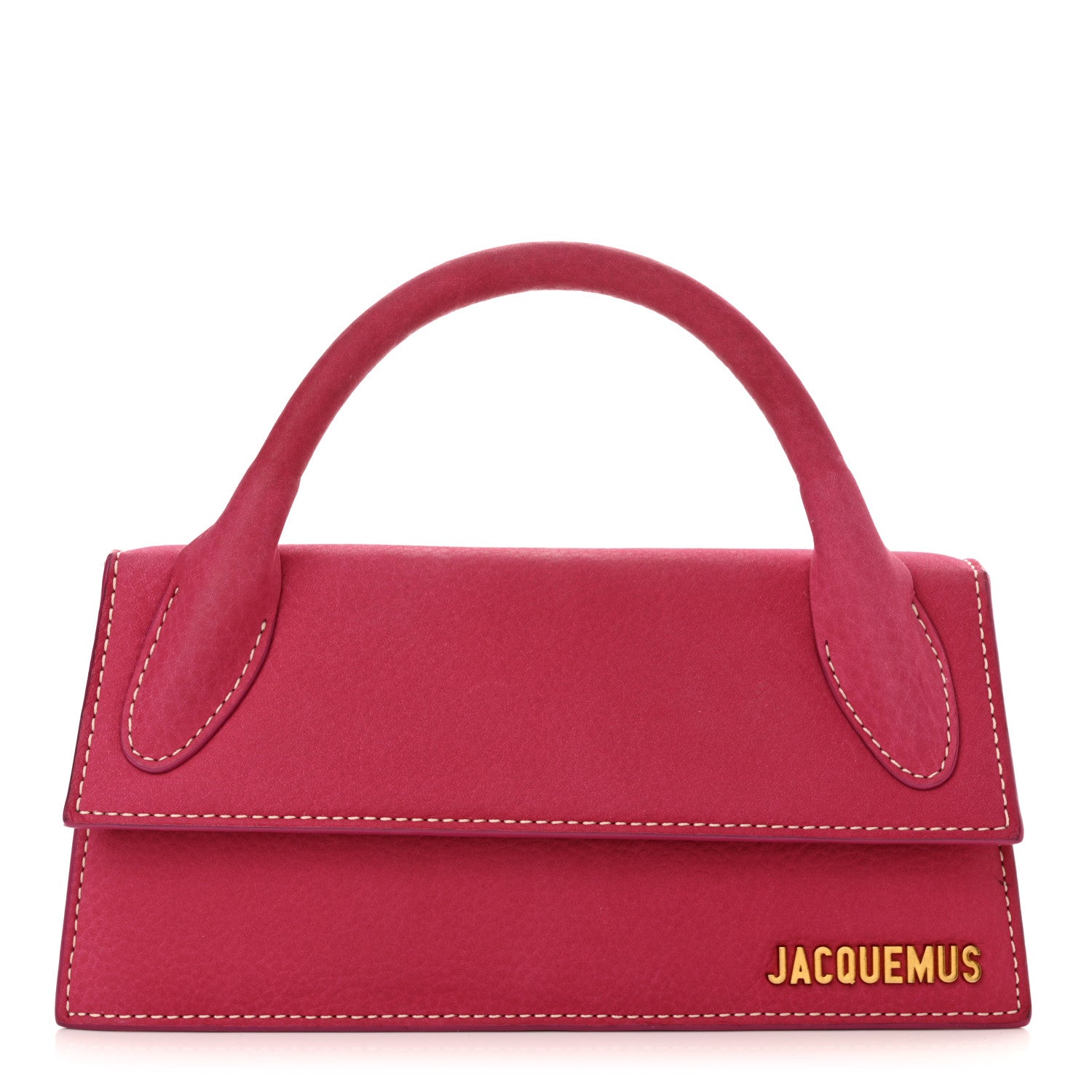 Jacquemus Nubuck Le Chiquito Long Dark Pink 1 of 12