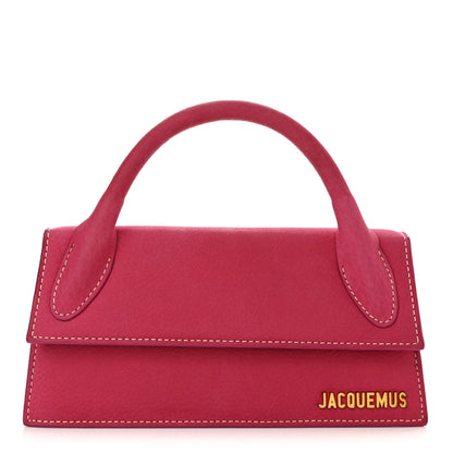 Jacquemus Nubuck Le Chiquito Long Dark Pink 1 of 12