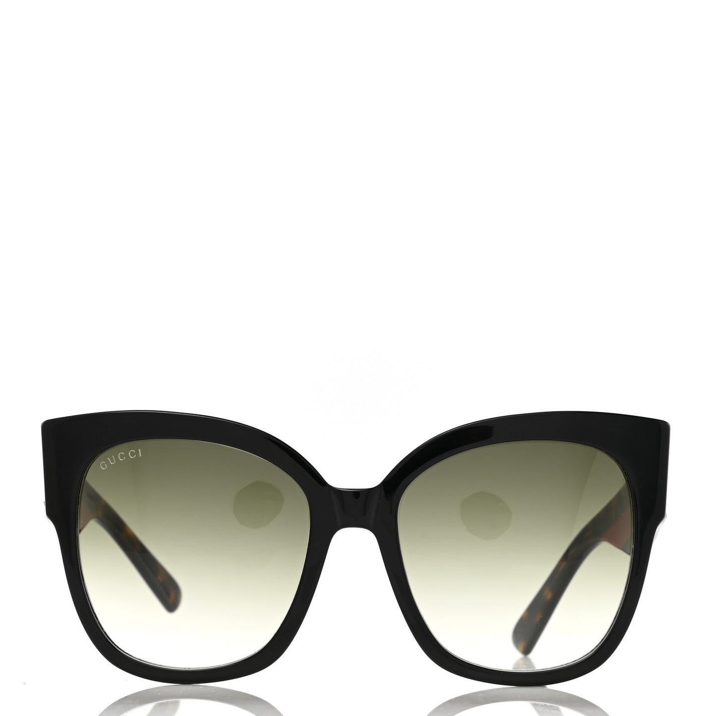 Square Frame Web Sunglasses GG0059S Black Tortoise