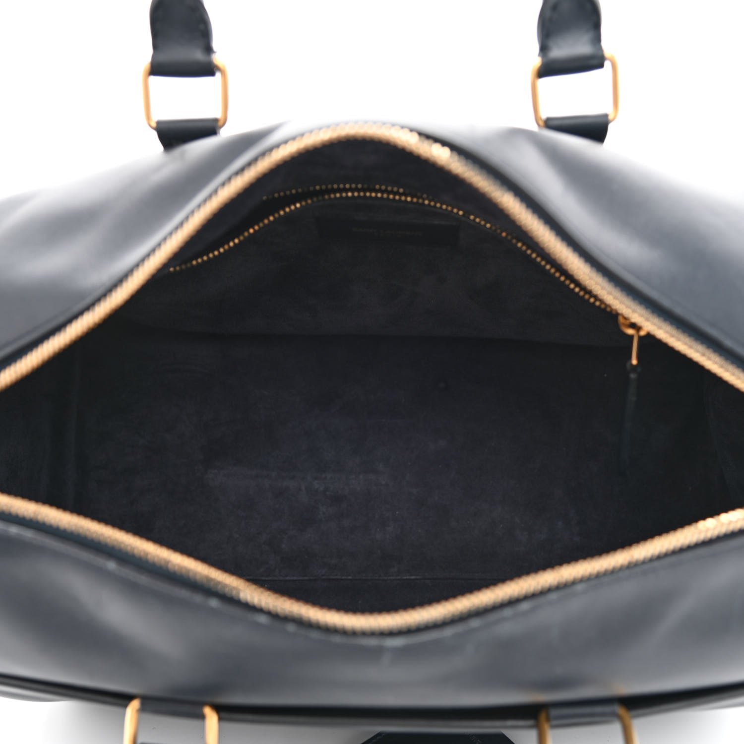 Saint Laurent Calfskin Classic Duffle 6 Marine 5 of 13