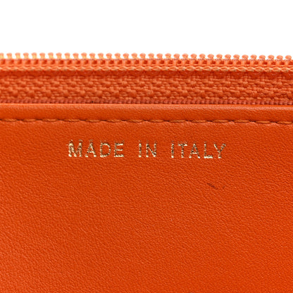 Chanel Snakeskin Wallet On Chain WOC Orange 7 of 11