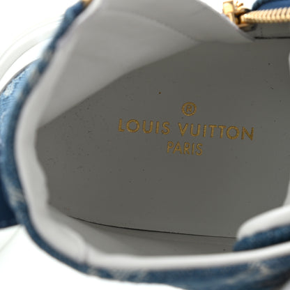 Louis Vuitton Denim Monogram Stellar Sneaker Boots 38.5 Bleu Jeans Blue 7 of 18