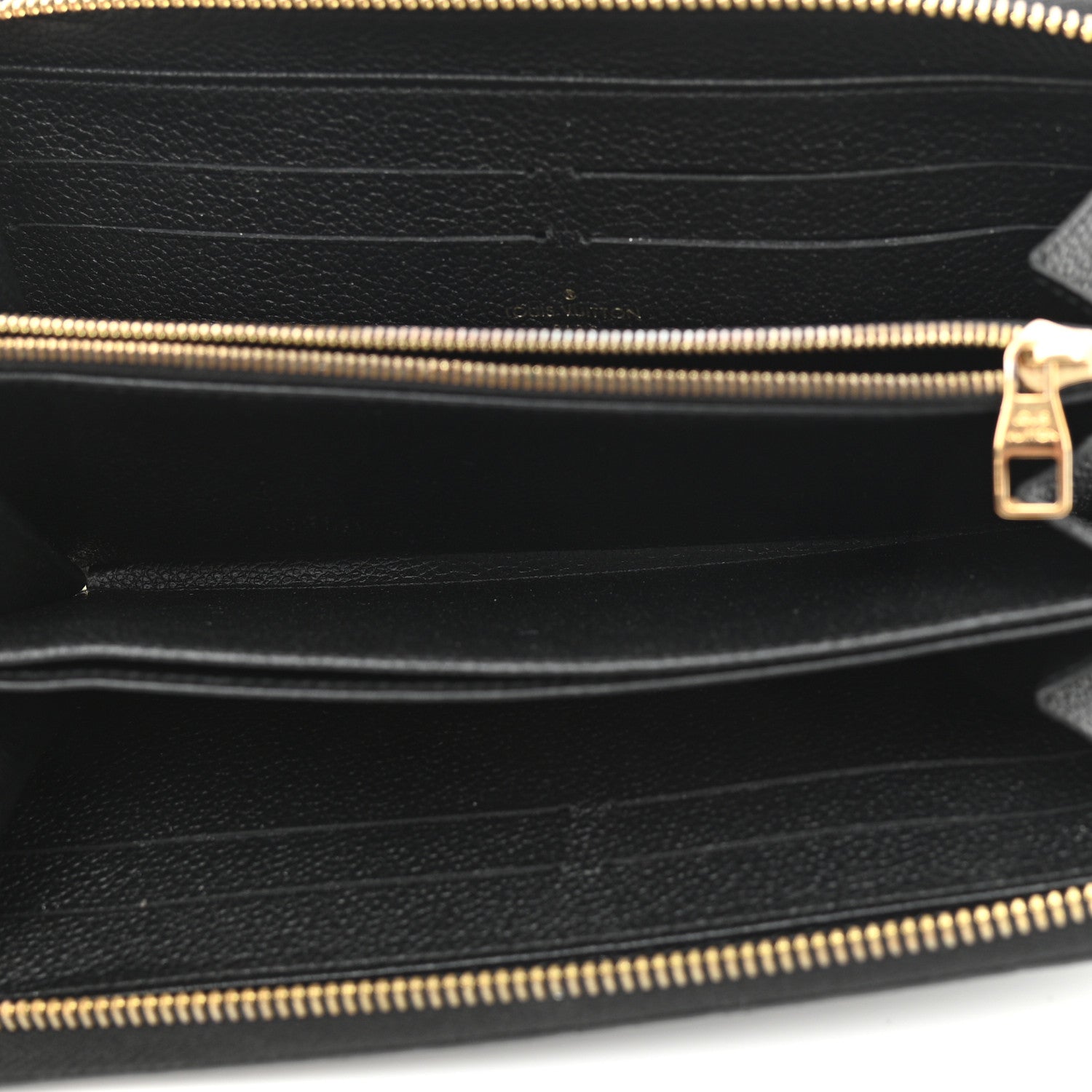 Louis Vuitton Empreinte Zippy Wallet Black 5 of 8