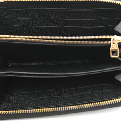 Louis Vuitton Empreinte Zippy Wallet Black 5 of 8