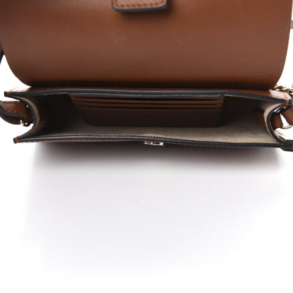 Chloe Suede Calfskin Mini Faye Shoulder Bag Tobacco 5 of 10