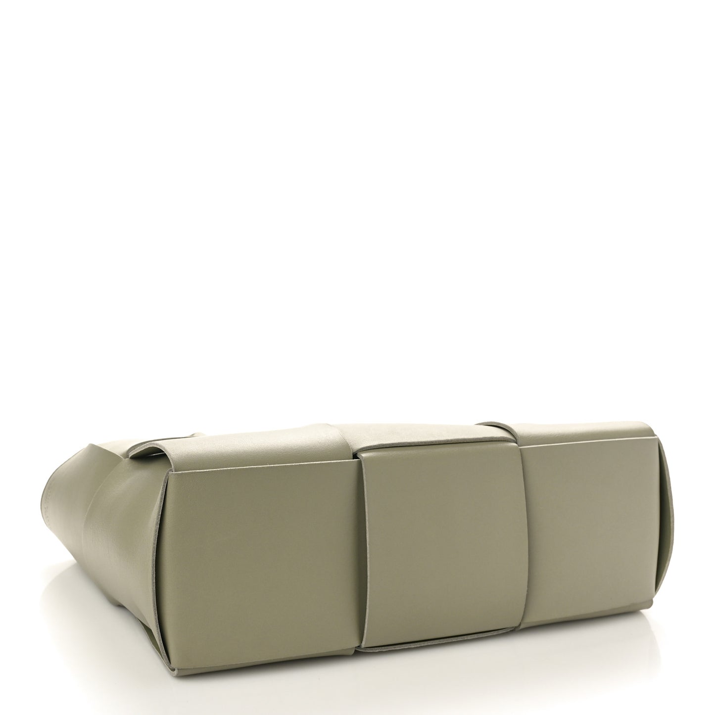 Nappa Maxi Intrecciato Medium Arco Tote Travertine