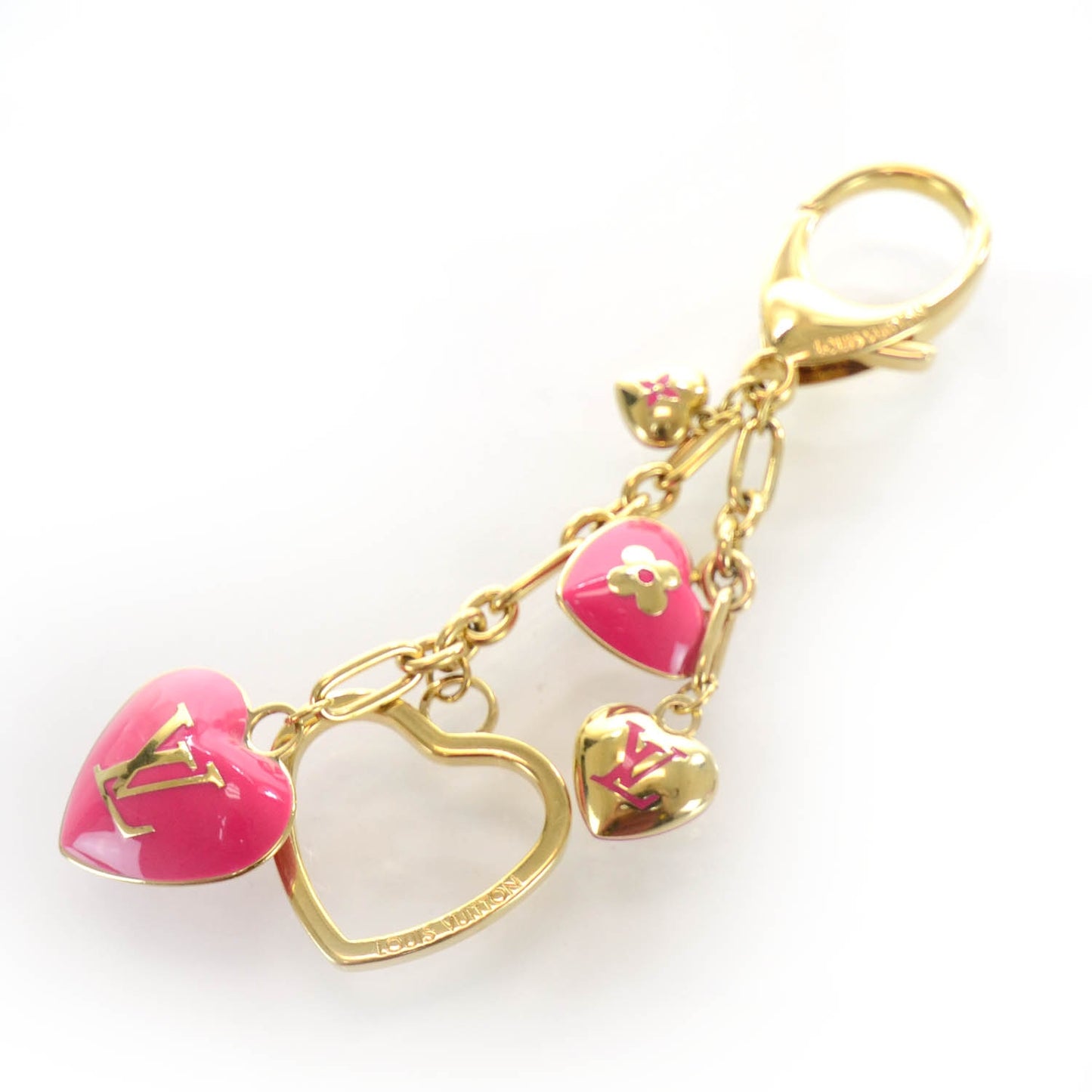 Coeurs Heart Bag Charm Key Holder