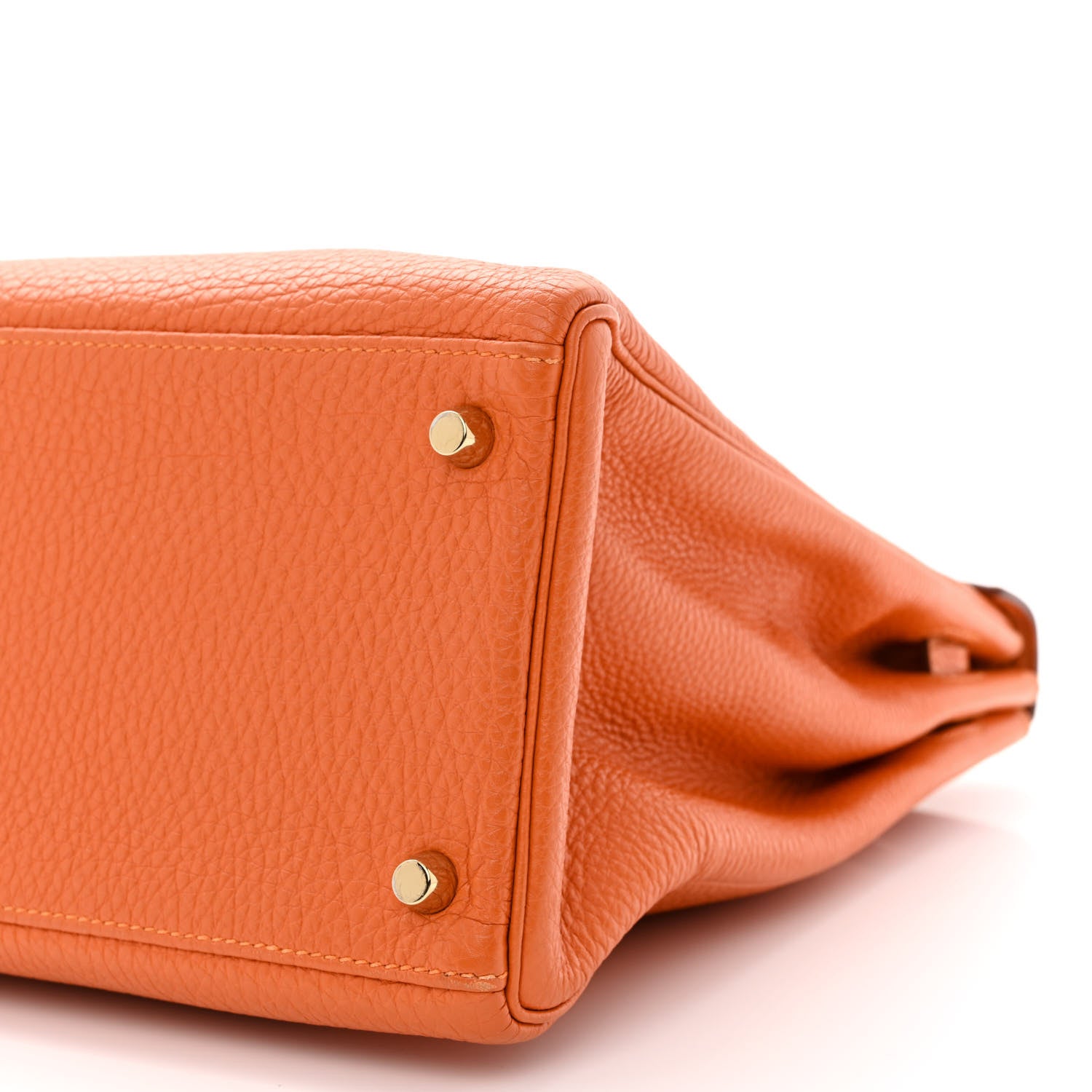 Hermes Togo Kelly Retourne 35 Orange 10 of 13