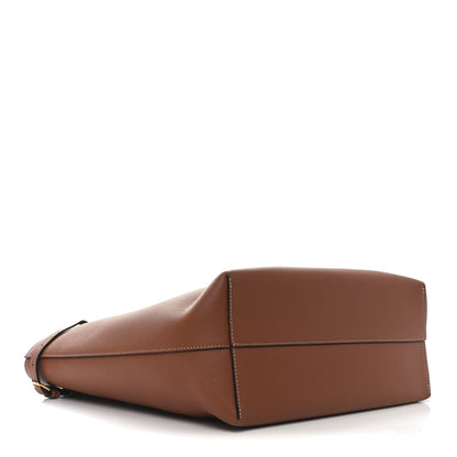Celine Grained Calfskin Triomphe Medium Cabas Anais Tan 4 of 9
