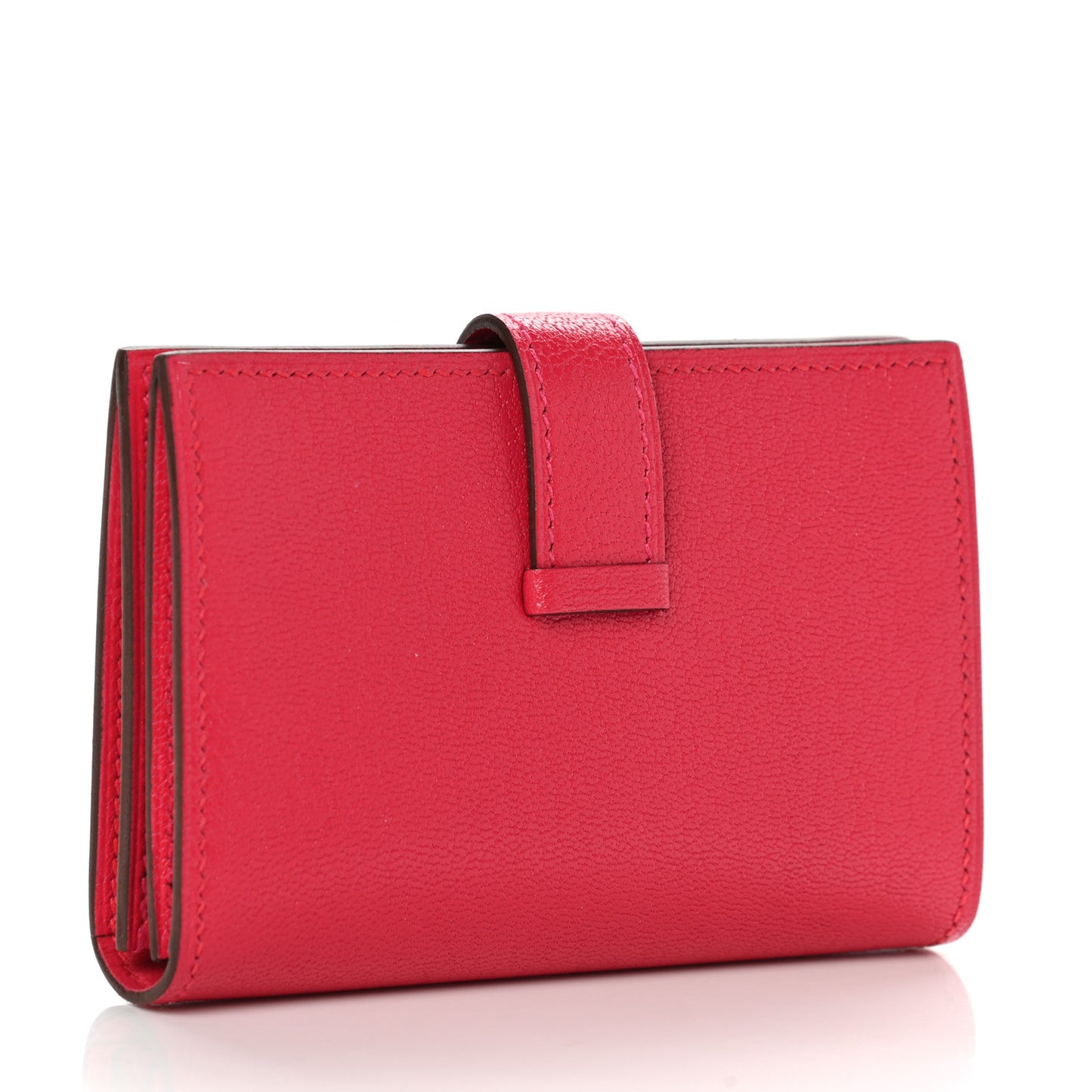 Chevre Mysore Mini Bearn Wallet Rose Extreme