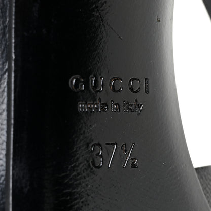 Gucci Nappa Studded Melville Sandals 37.5 Black 9 of 14