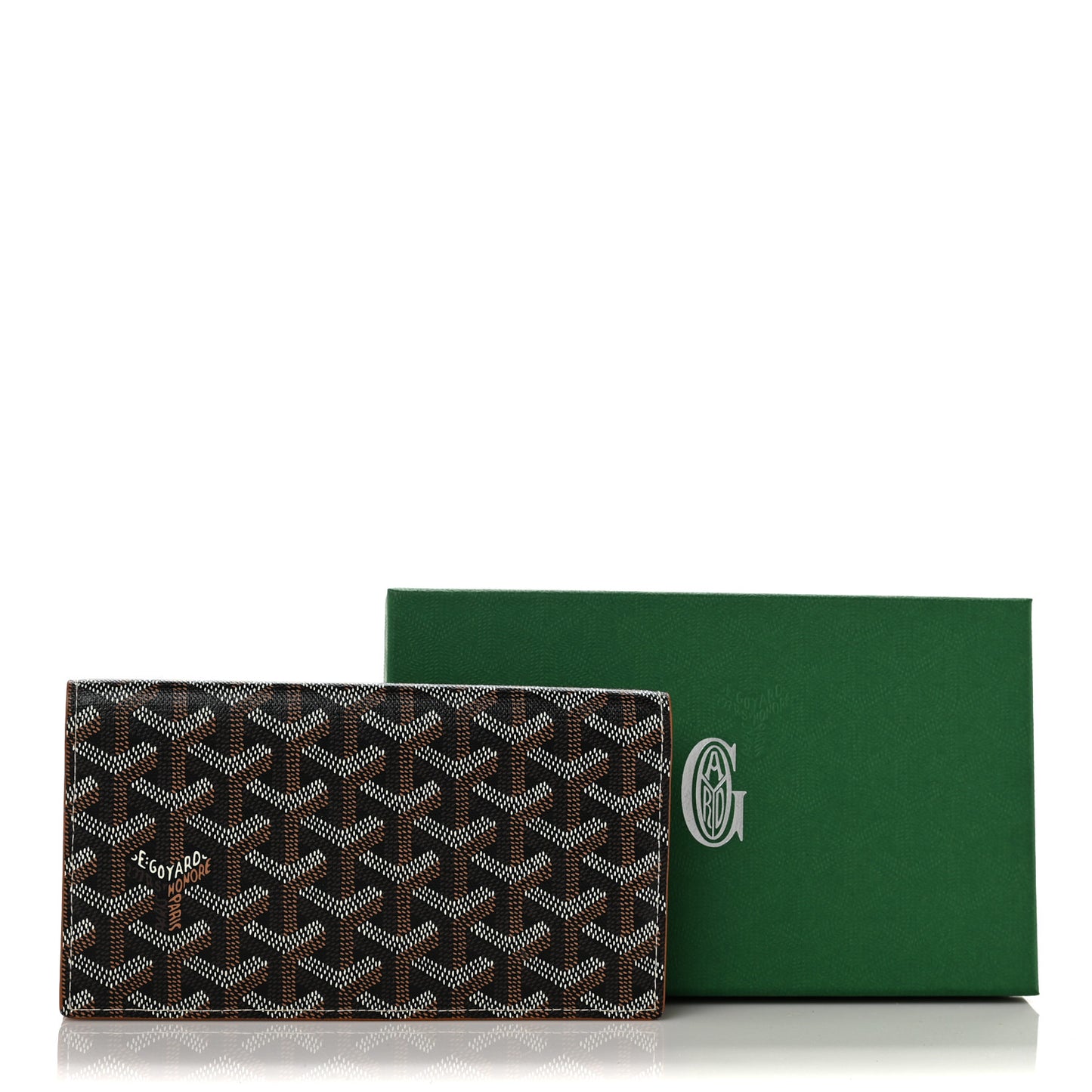 Goyardine Richelieu Wallet Black Gold
