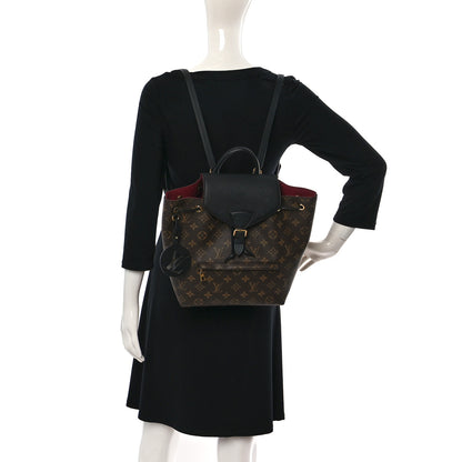 Louis Vuitton Monogram Montsouris PM Black 2 of 9